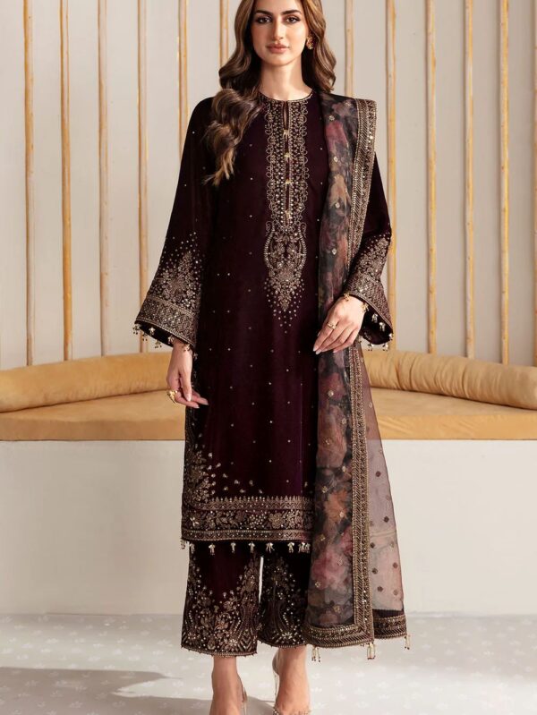 Luxury Velvet Formal dress by Jazmin uk