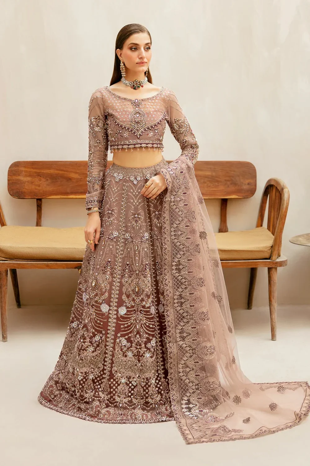 Pakistani formal dresses by Zaianb Zari