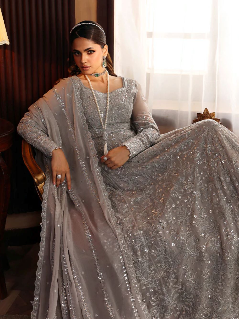 Gulaal | Sheyza SKU:D-28 | Luxury Pret | Ready to wear - Image 4