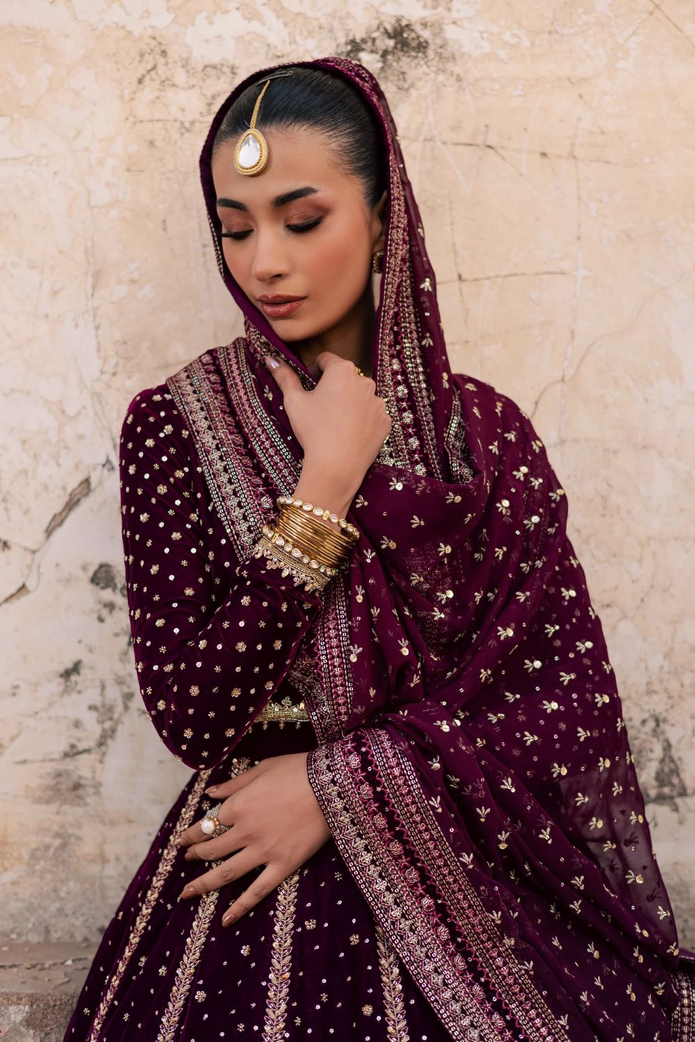 Batik | Aroos e Laal 3Pc - Bridal Dress | Ready to wear - Image 10