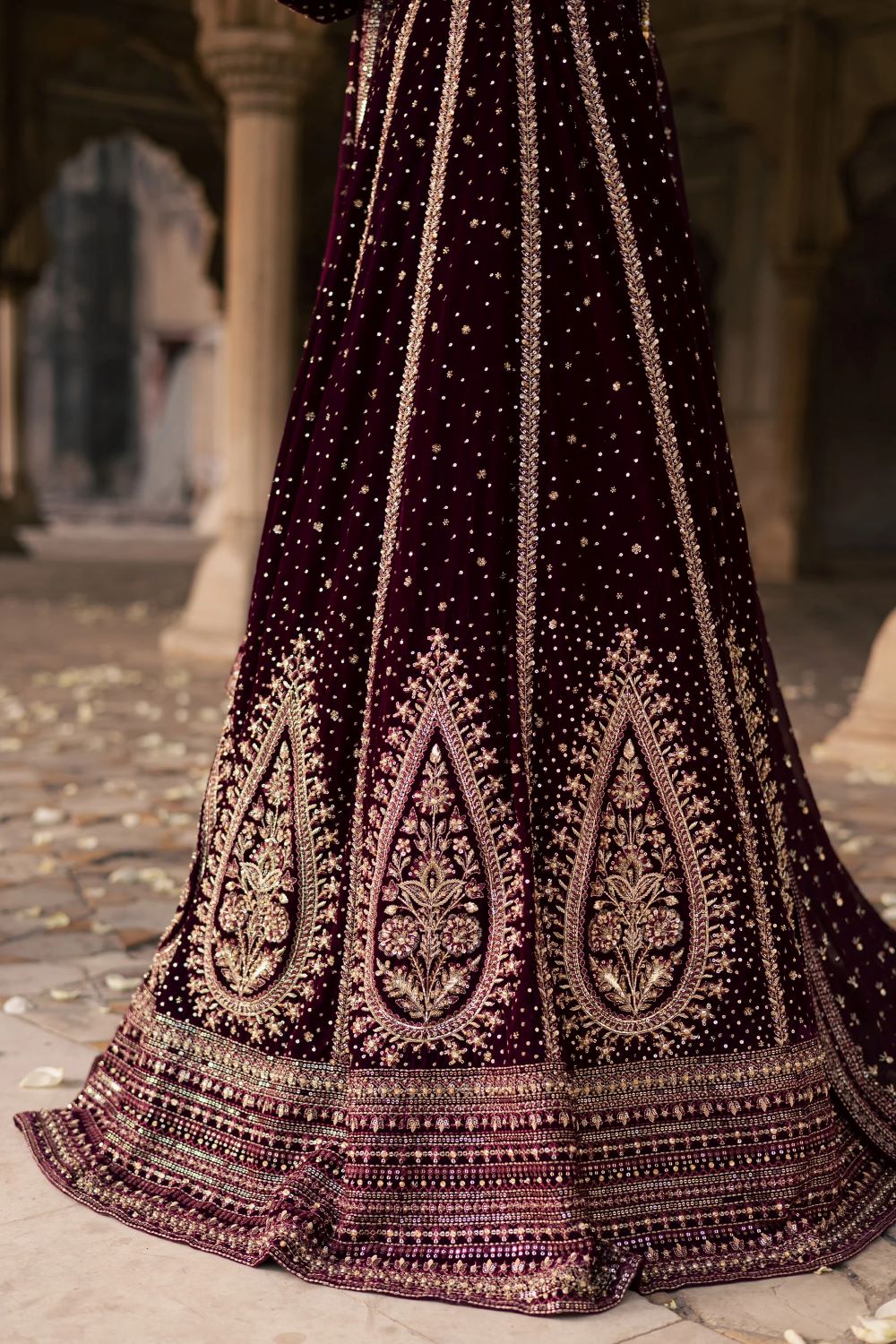 Batik | Aroos e Laal 3Pc - Bridal Dress | Ready to wear - Image 13