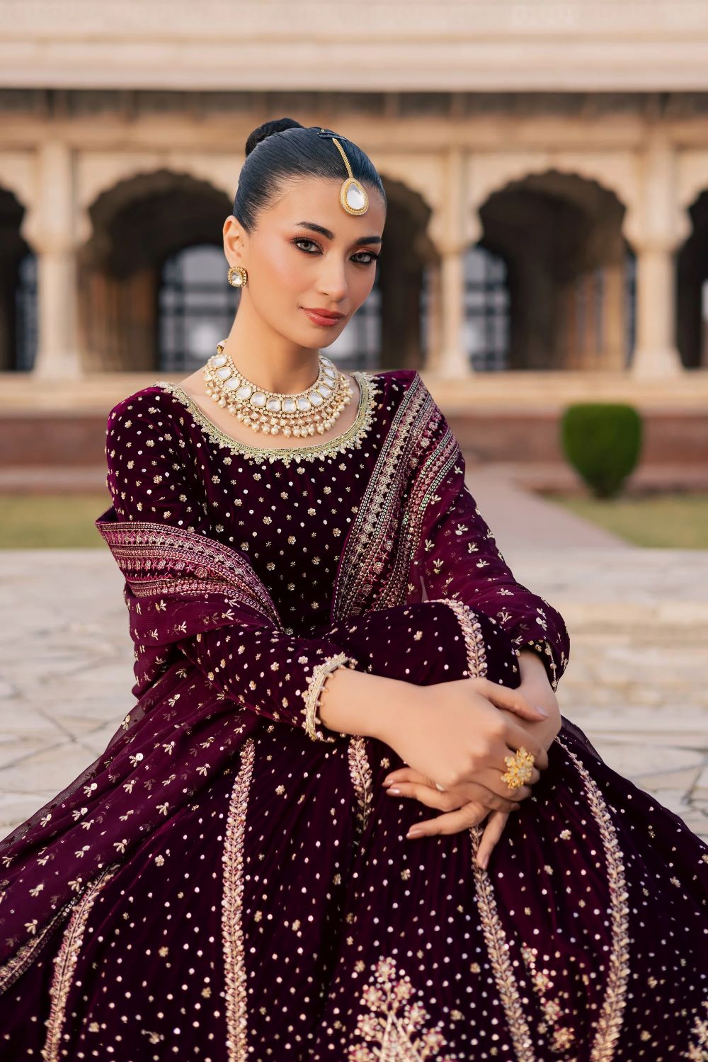 Batik | Aroos e Laal 3Pc - Bridal Dress | Ready to wear - Image 14