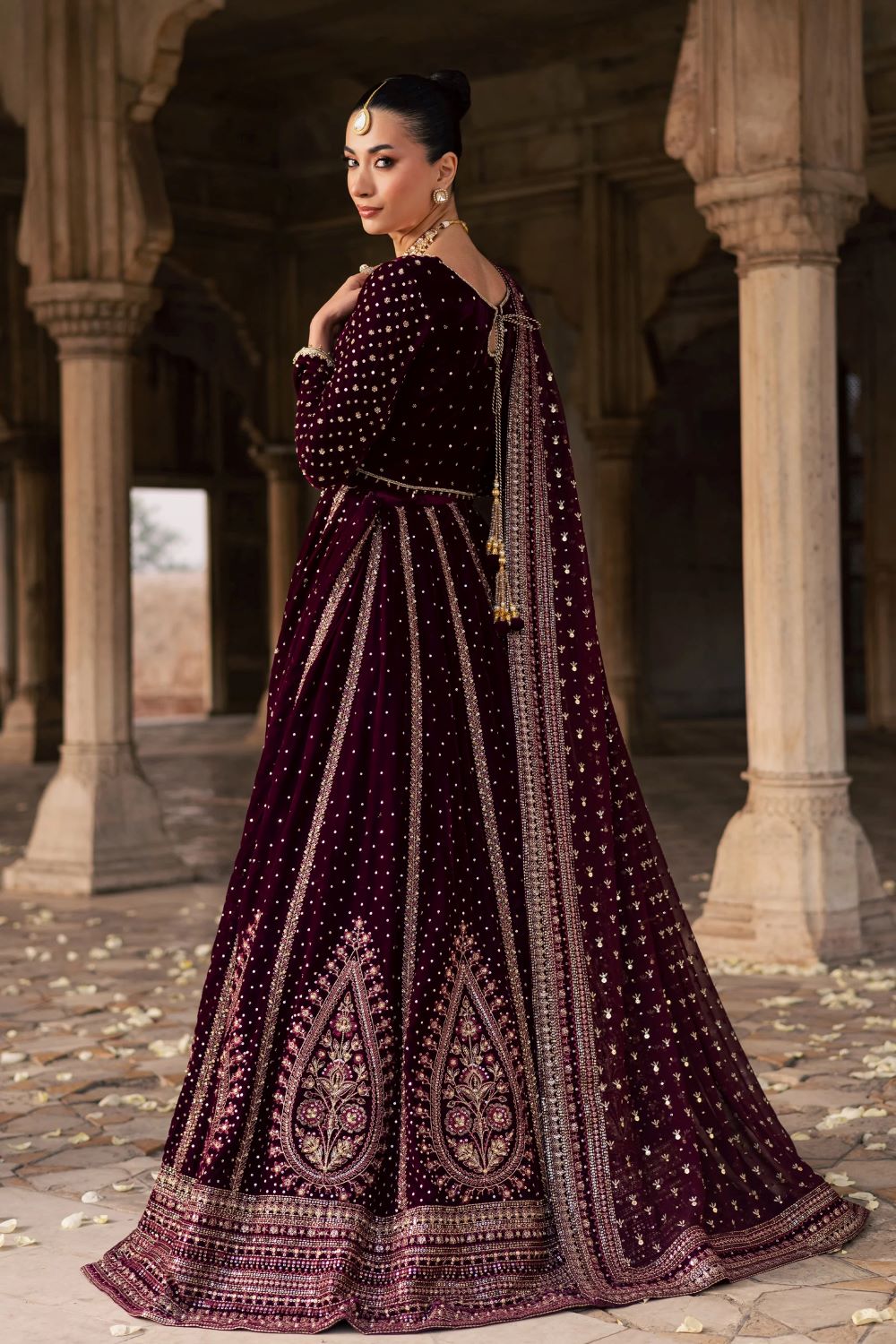 Batik | Aroos e Laal 3Pc - Bridal Dress | Ready to wear - Image 15