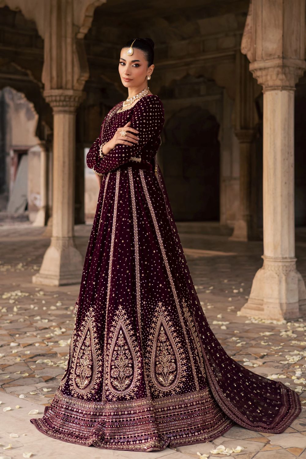 Batik | Aroos e Laal 3Pc - Bridal Dress | Ready to wear - Image 3