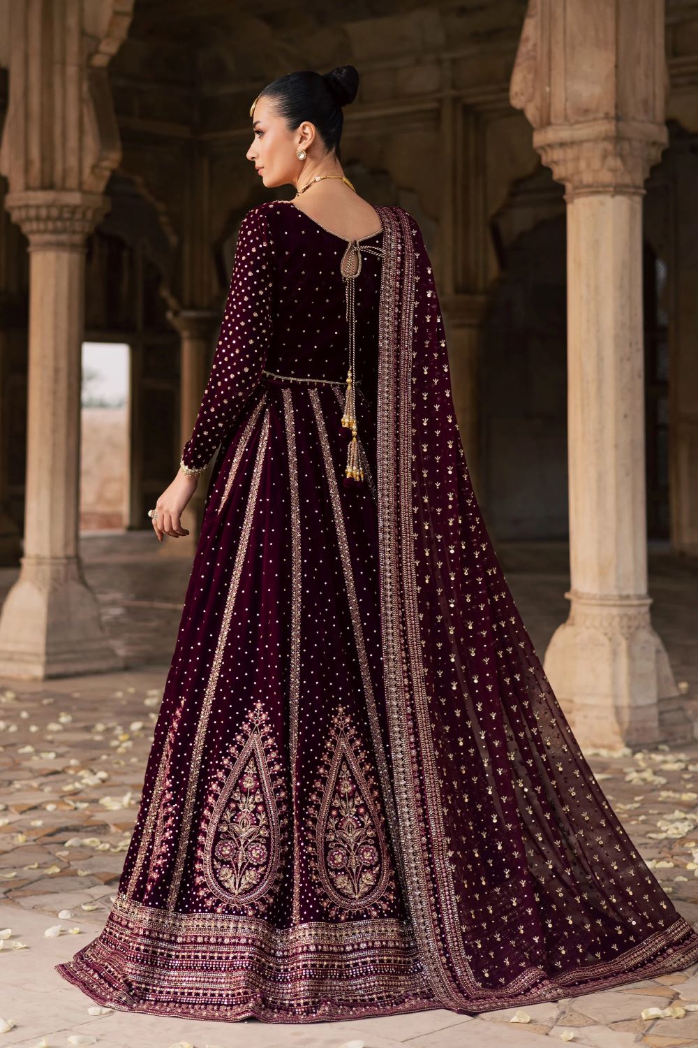 Batik | Aroos e Laal 3Pc - Bridal Dress | Ready to wear - Image 9