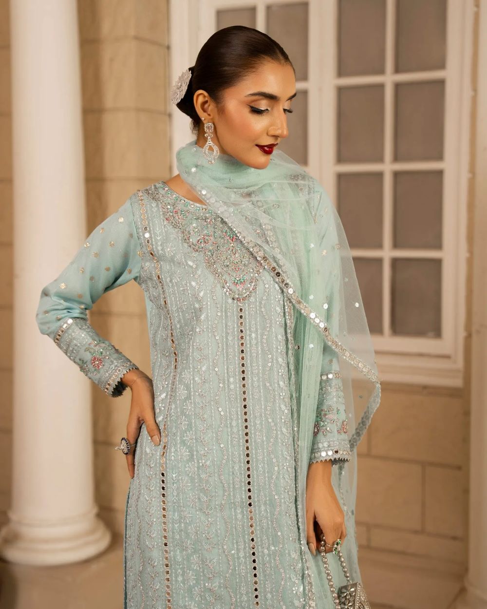 ShaPosh | Bori Net 3PC | 1159-ST-B.NET-FRZ | Ready to wear - Image 4