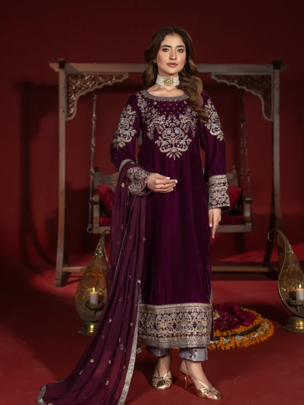 REGINE - GU565 luxury Pakistani embroidered dress