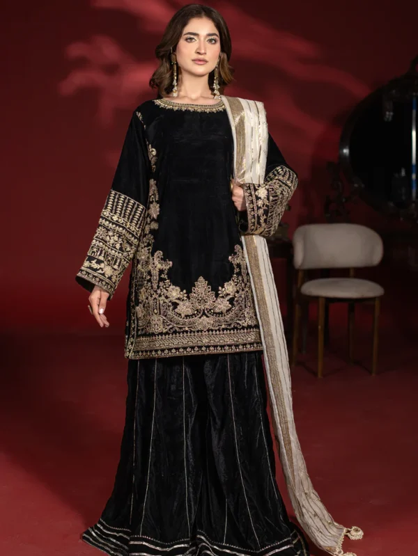 LAIBA - GU545 luxury Pakistani embroidered dress