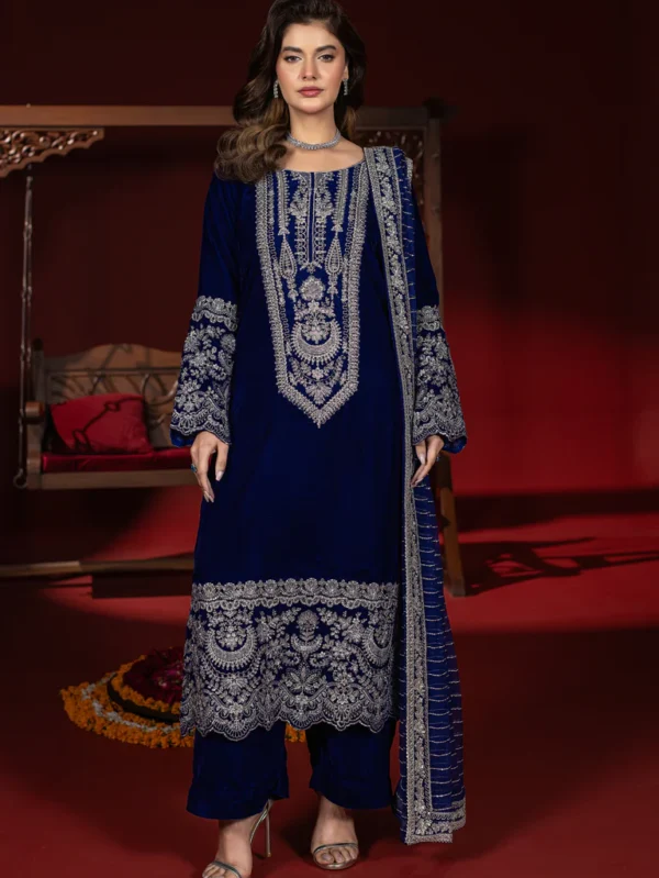 AMYRA - WV02 luxury Pakistani embroidered dress