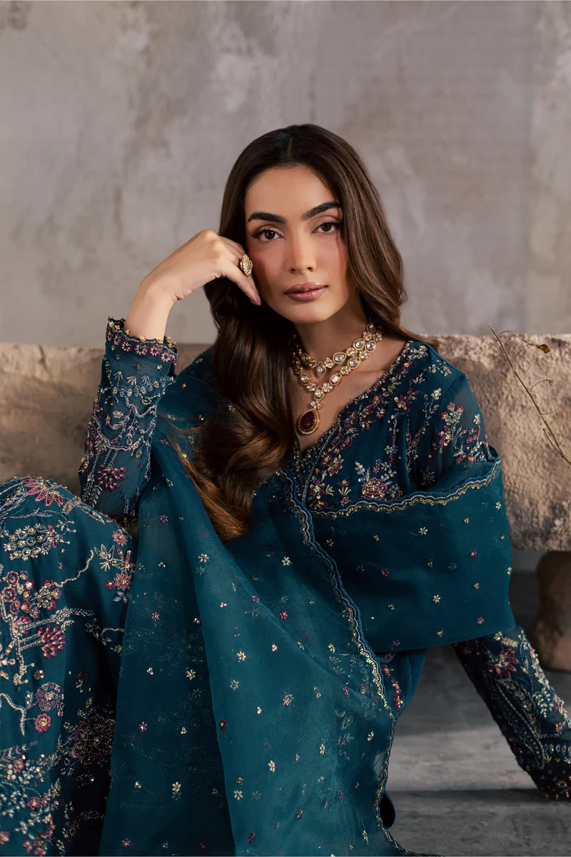 Batik | Nazish 3Pc - Festive Luxe Pret | Ready to wear - Image 2