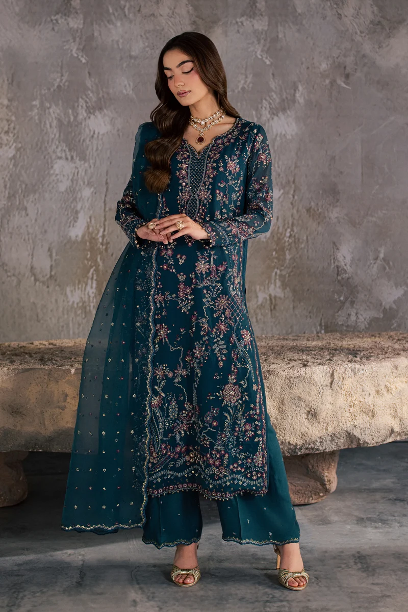 Batik | Nazish 3Pc - Festive Luxe Pret | Ready to wear - Image 5