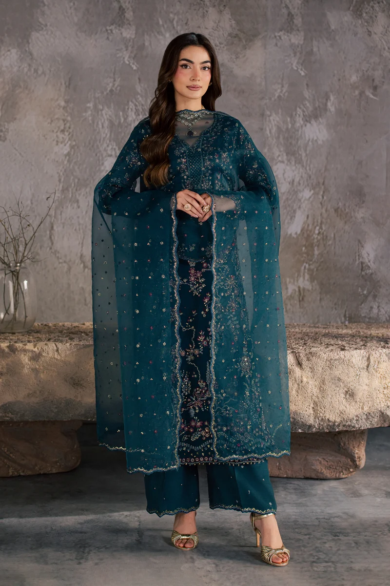 Batik | Nazish 3Pc - Festive Luxe Pret | Ready to wear - Image 6