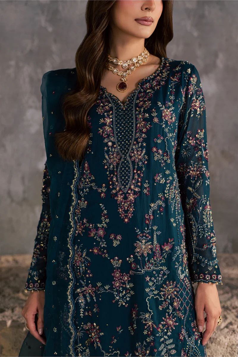 Batik | Nazish 3Pc - Festive Luxe Pret | Ready to wear - Image 7
