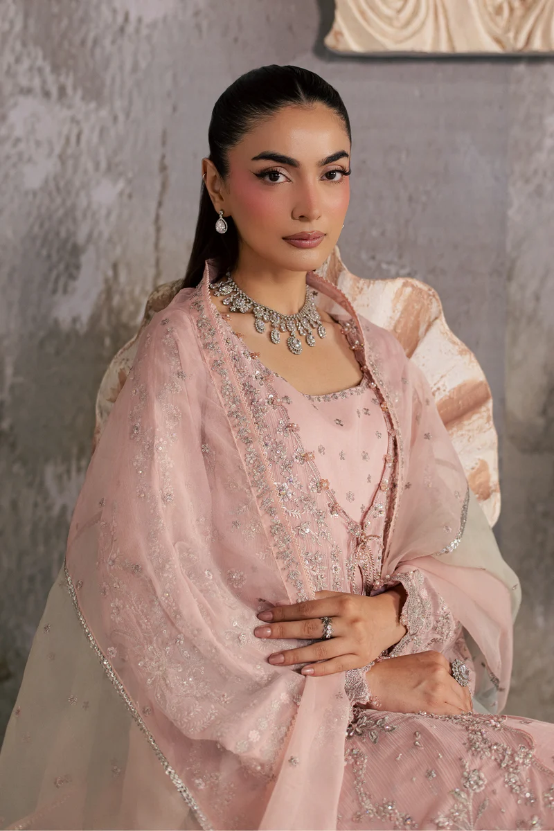 Batik | Powder Mist 3Pc - Festive Luxe Pret | Ready to wear - Image 4