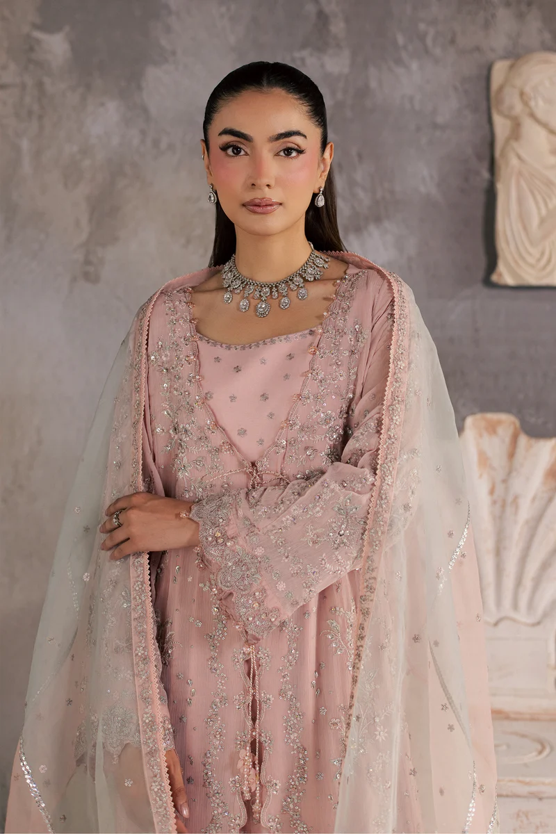 Batik | Powder Mist 3Pc - Festive Luxe Pret | Ready to wear - Image 3
