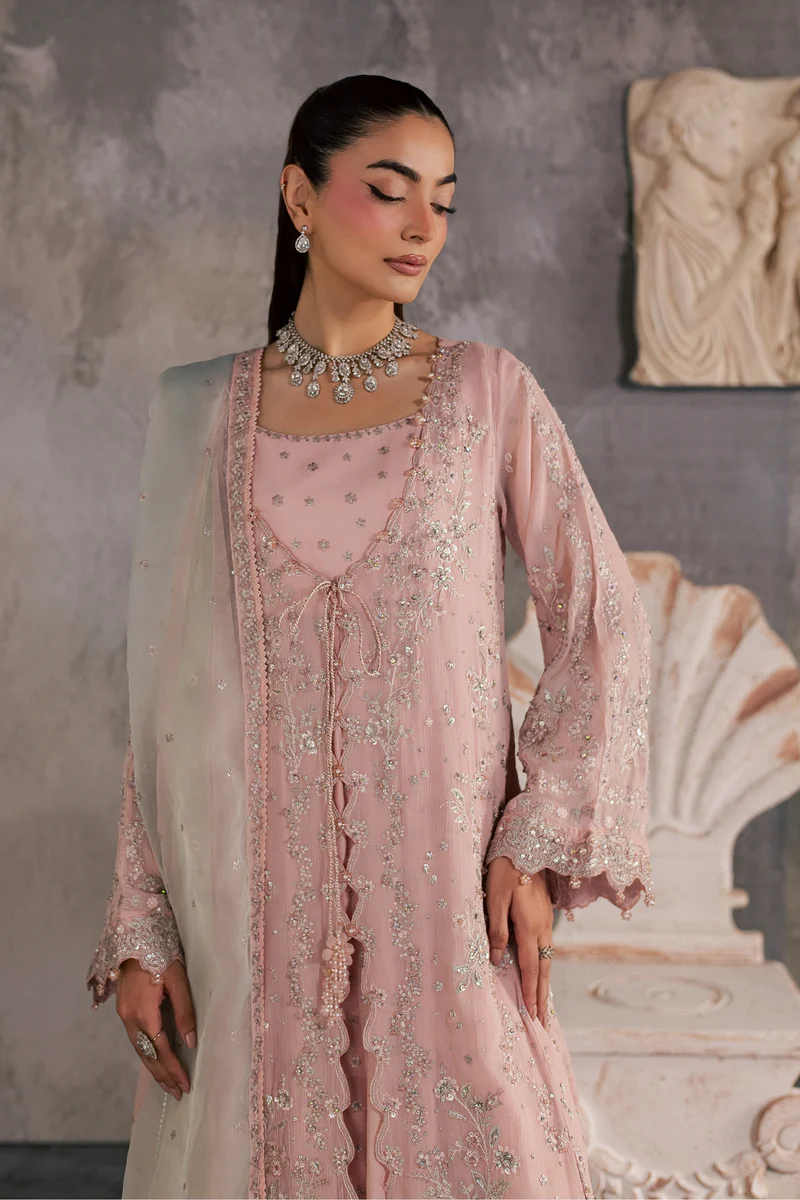Batik | Powder Mist 3Pc - Festive Luxe Pret | Ready to wear - Image 5