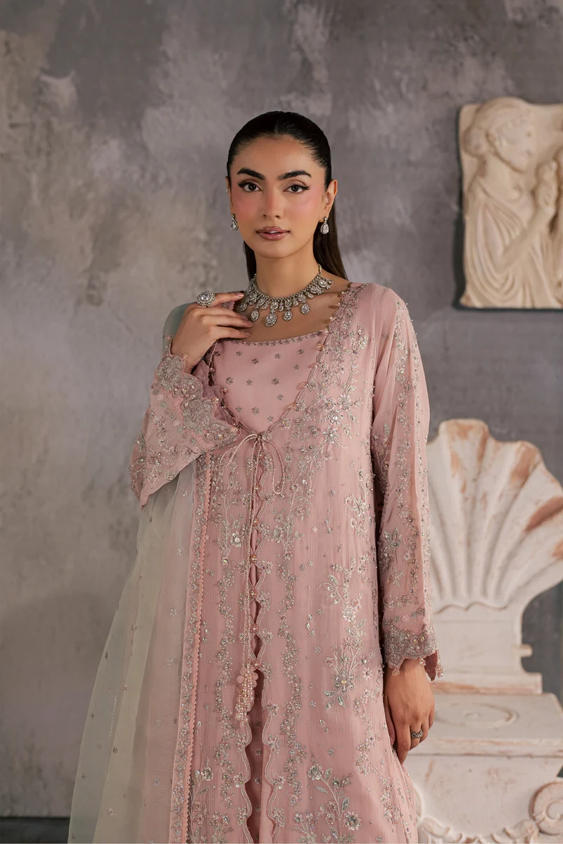 Batik | Powder Mist 3Pc - Festive Luxe Pret | Ready to wear - Image 8