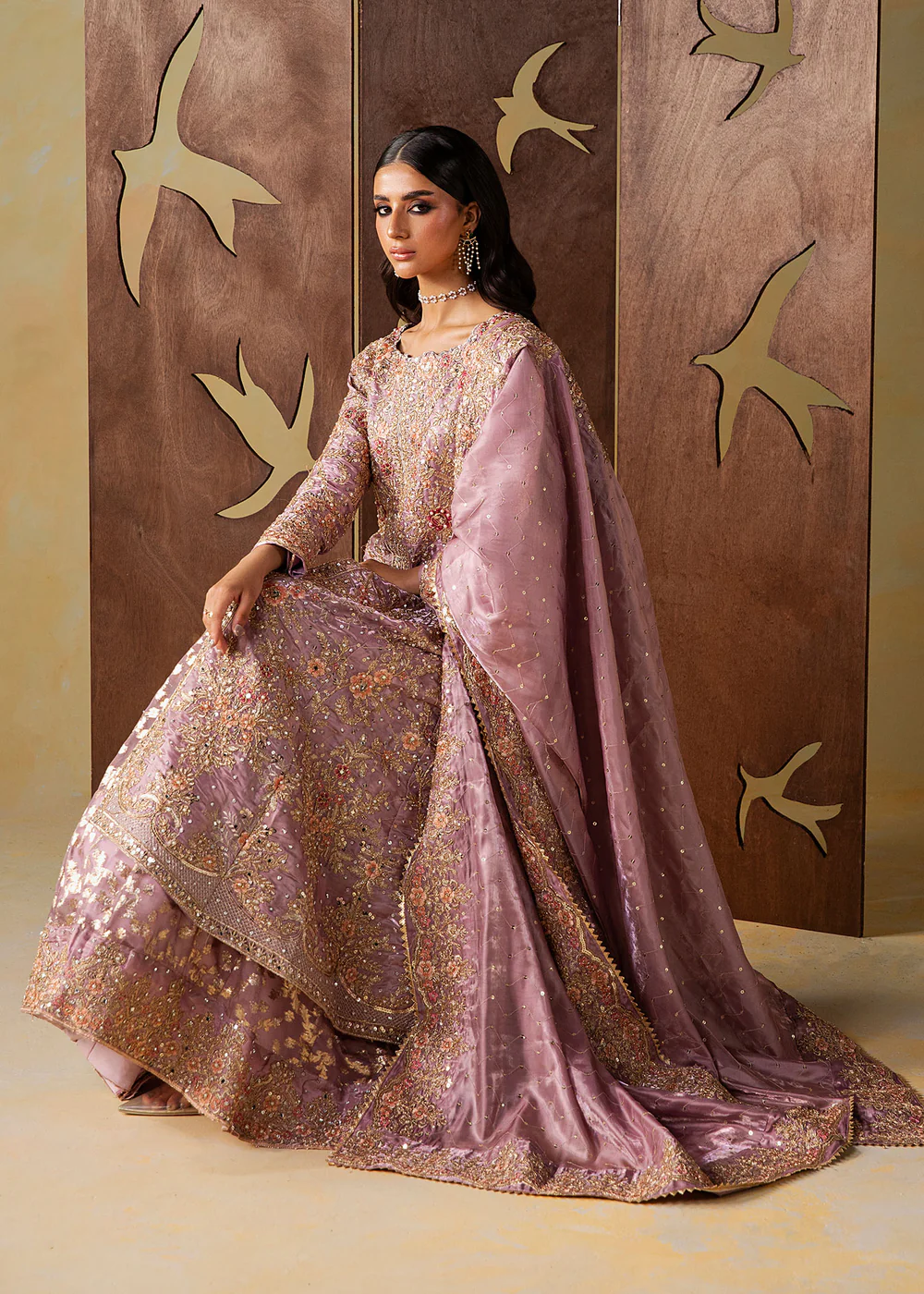 Haseens Official | Zahia- Flared lehenga| Festive/Party Wear - Image 6