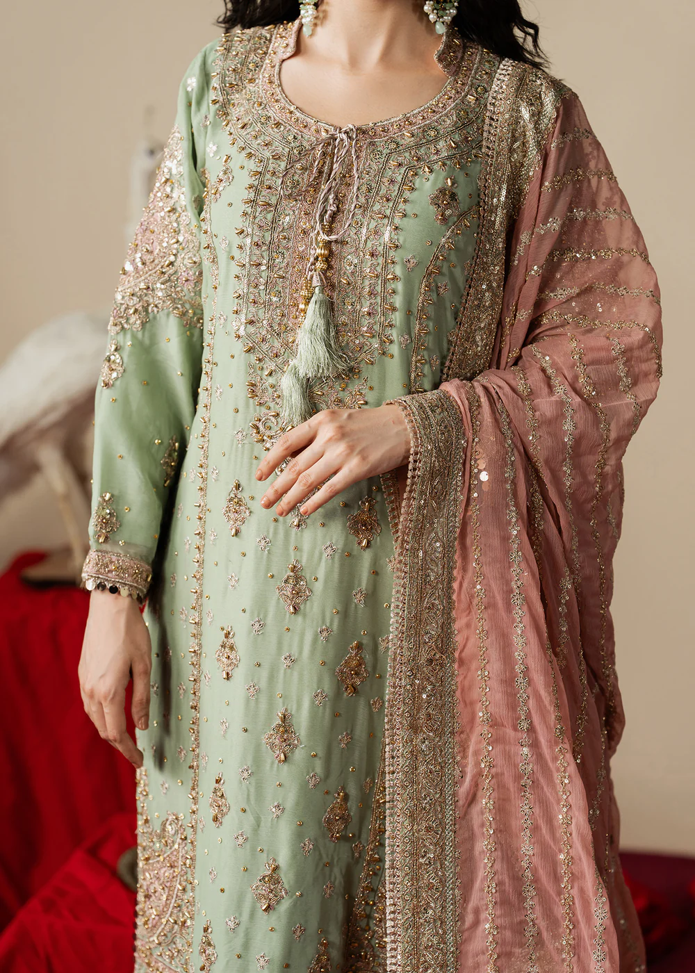Haseens Official | Mahroza- Straight kurta| Festive/Party Wear - Image 4