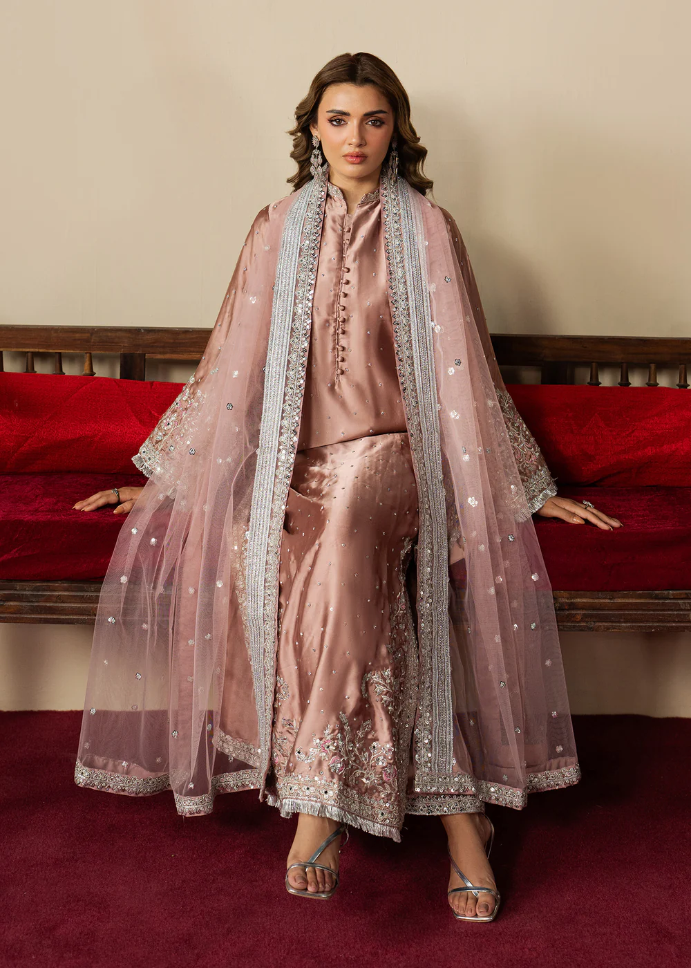 Haseens Official | Mehzar- Straight kurta| Festive/Party Wear - Image 3