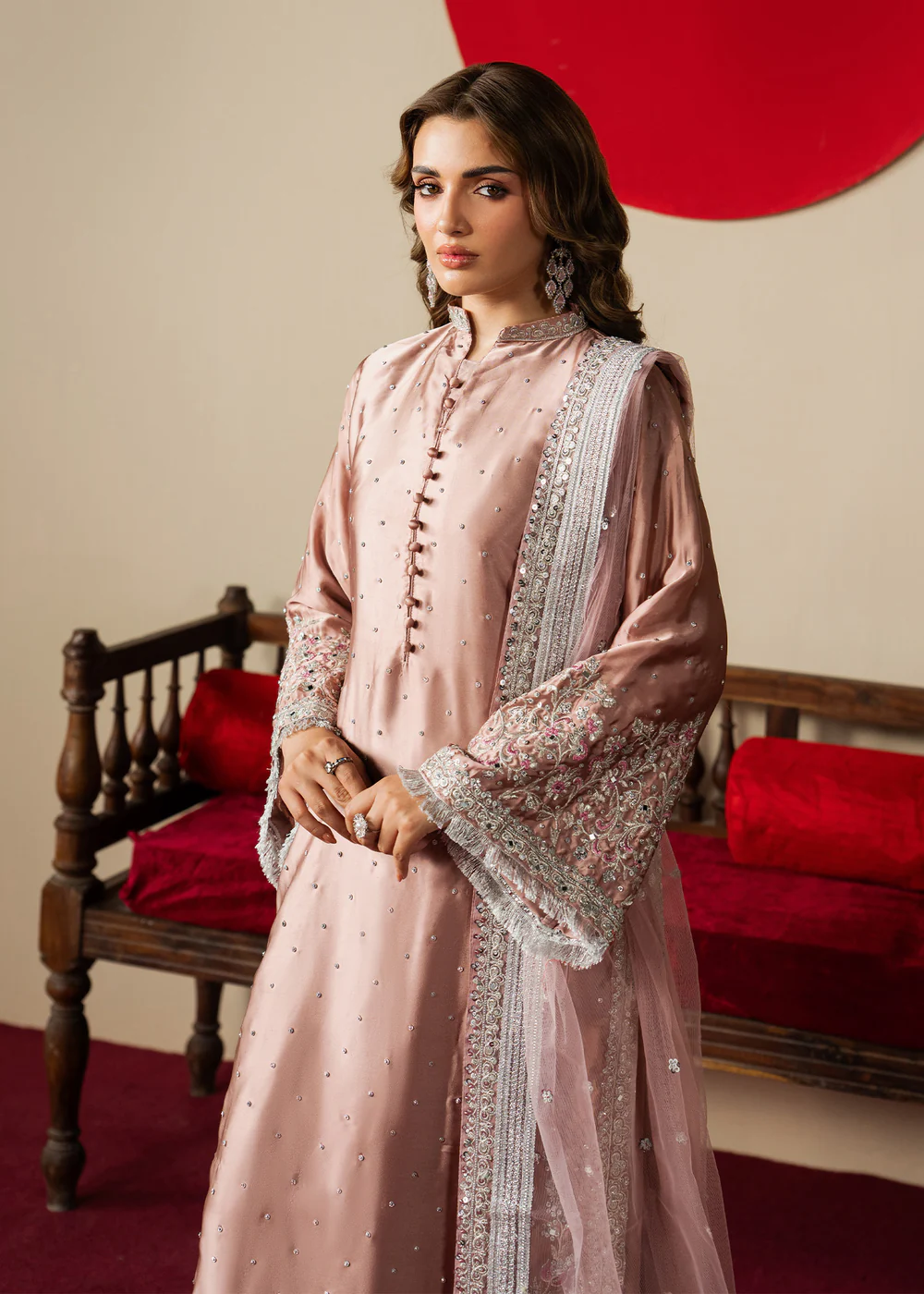 Haseens Official | Mehzar- Straight kurta| Festive/Party Wear - Image 4