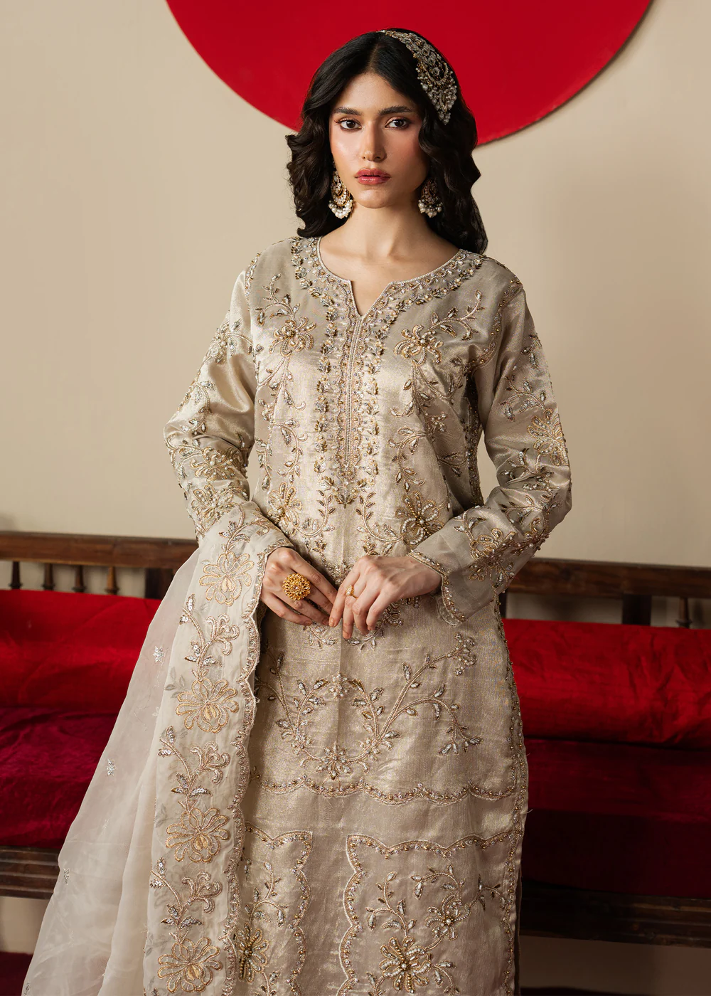 Haseens Official | Gulzaib- Straight kurta| Festive/Party Wear - Image 2