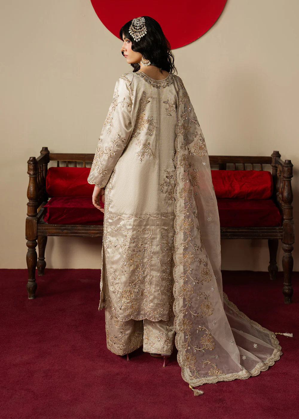 Haseens Official | Gulzaib- Straight kurta| Festive/Party Wear - Image 7